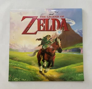 Legend of Zelda Nintendo Video Game Calendar 2015 Rare Retro Gaming Merch - Picture 1 of 10