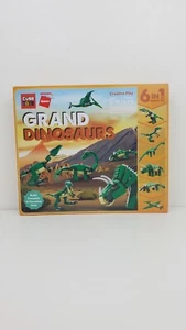 Qman Cubb Toys, Grand Dinosaurs 6 in1 Building Blocks new read description - Picture 1 of 9