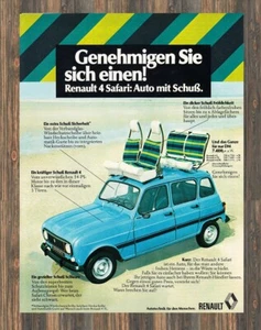 Renault 4 Safari - Reklame Werbeanzeige Original-Werbung 1976 - Bild 1 von 1