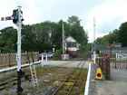 Photo 12x8 Level crossing and signal box, Alston station The South Tynedal c2019