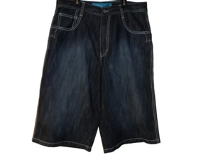 WCKD Men's Vintage Jeans Shorts Dark Blue Size 34 Rare NWD! - Picture 1 of 10