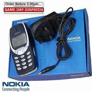  Nokia 3310 - Blue (Unlocked) Mobile Phone with UK 1 Year warranty+FREE POSTING