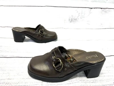 Vintage Mudd Chunky Heel Mules Slide Heels Shoes Women’s 9.5 Devee Y2K 90’s - Image 1 of 4