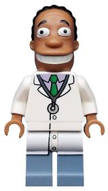 Genuine Lego Dr. Hibbert Minifigure The Simpsons -sim042- colsim2 NEW