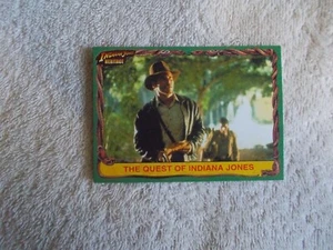 Topps Heritage 2008: Indiana Jones "THE QUEST OF INDIANA JONES" #1 Trading Card - Picture 1 of 2