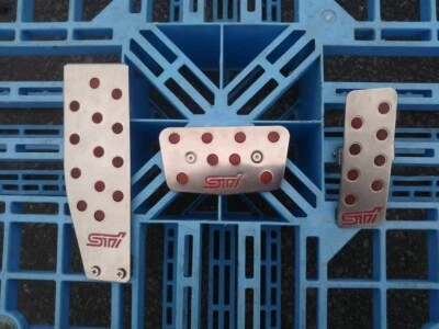 JDM Subaru STI Sports Pedal Stainless Steel for AT Impreza Legacy Forester Foto 1 de 4