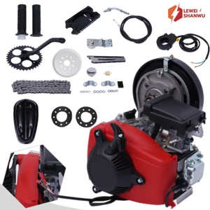 4-Stroke 49CC Bike BELT Drive Engine Motor Kit Petrol Motorized Bicycle Scooter - Bild 1 von 22