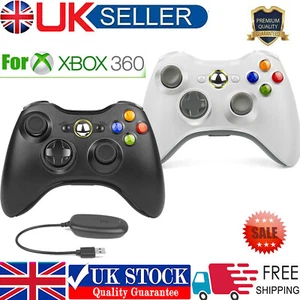 Wireless Controller For Microsoft Xbox 360/360 Slim/360E Game Console PC Windows - Picture 1 of 37