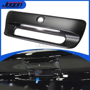 Matte Carbon Rear Door Tailgate Handle Cover Trim for Dodge Ram 1500 TRX 2021-24 - Picture 1 of 11