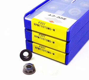 ZCC.CT RPMT10T3MO-M P20T CNC R5 round milling blade carbide inserts 10Pcs - Picture 1 of 1