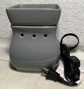 NEU - Scentsy Classic Curve - Stövchen glänzend grau - Bild 1 von 3