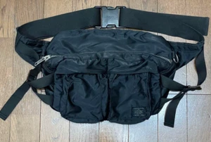 Yoshida Porter Tanker Borsa a tracolla in vita Borsa a tracolla Nero Uomo - Foto 1 di 12