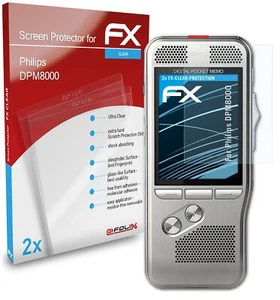 atFoliX 2x Pellicola Protettiva per Philips DPM8000 chiaro - Foto 1 di 9