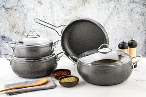 Alya Collection 7-Piece Non-Stick Granite Cookware Set - Picture 1 of 1