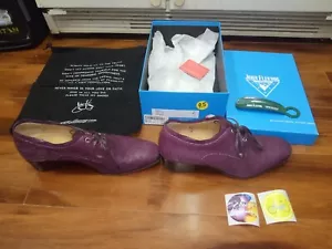 John Fluevog Patuxai Purple Lace-up Shoe Size 9.5 US Passage 2.0 Gibson $280 - Picture 1 of 14