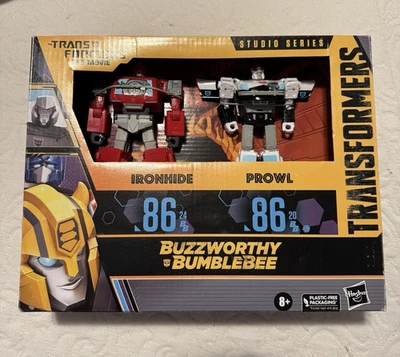 Transformers Buzzworthy Bumblebee Studio Serie 86 Ironhide and Prowl Totalmente NUEVO Foto 1 de 2