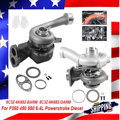 Upgraded Billet Turbos for Ford F250 F350 F450 6.4 L 2008 2009 2010 Diesel USA Foto 1 de 4