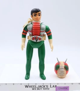 Kamen Rider V3 1973 Japan Soft Vinyl Bandai Popy 11" Figur mit Maske - Bild 1 von 4