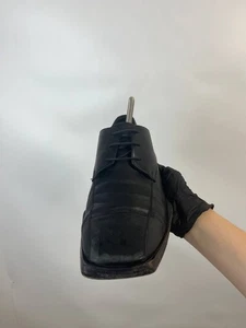 Balenciaga Bloc Rim schwarze Leder Square Derby Schuhe Gr. 41 - Bild 1 von 7