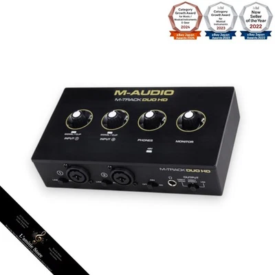 M-AUDIO M-Track Duo HD Audio Interface USB-C compatibile 24bit/192kHz 2 in 2 out - Immagine 1 di 4