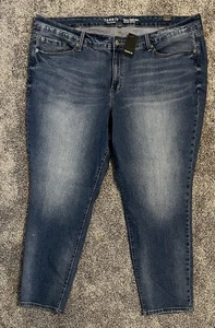 Torrid Neu mit Etikett Denim perfekte Skinny Ankle Vintage Stretch Jeans Übergröße 26XT Tall - Bild 1 von 5