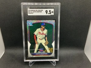 2023 Bowman Chrome Prospects Justin Crawford Mojo Refractor (RC) SGC 9.5 - Bild 1 von 2