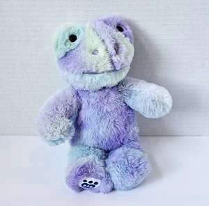 Build A Bear Hoppy Swirls Frog Blue Purple Tie Dye Spring Stuffed Toy 2022 9" - Picture 1 of 9