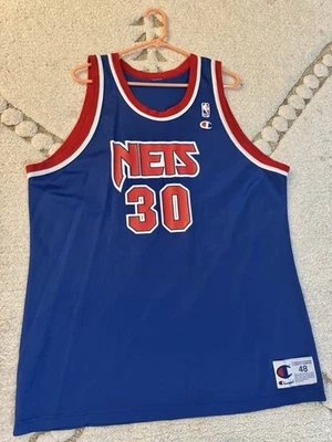 Vintage Champion New Jersey Nets Kerry Kittles Jersey Size 48 - Image 1 of 4