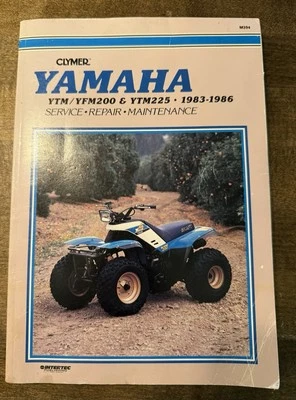 Yamaha YTM YFM 200 YTM225 1983-1986 Clymer manual de servicio M394 Foto 1 de 4