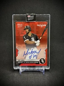 Jose Abreu 2021 Topps Now Post Season Red Parallel Auto /10 SSP Sealed - Picture 1 of 3