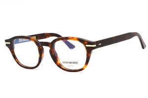 CUTLER AND GROSS CG1356 002 Eyeglasses Tortoise Frame 51mm - Imagen 1 de 4
