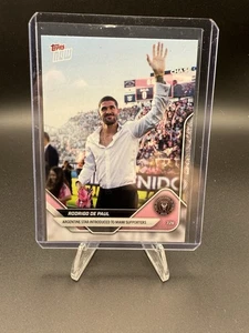 2025 Topps Now MLS - #72 Rodrigo de Paul /394 Argentine Star Introduced to Miami - Picture 1 of 2