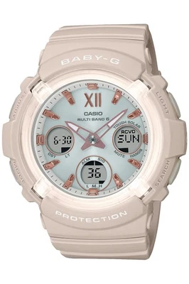 Casio Watch Baby G Radio Solar BGA-2800-4A2JF Rady Pink Beige - image 1 of 4