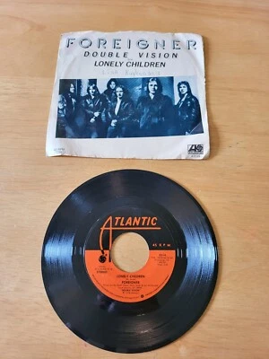 FOREIGNER Double Vision / Lonely Children 45 Vinyl Record Atlantic 3514 (d Foto 1 de 4