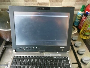 TOSHIBA PORTEGE CORE2DUO VPRO 4GB 120GB TOUCH SCREEN LAPTOP WIN 7 /LINUX TABLET - Picture 1 of 2