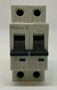 FAZ-2-C4 MOELLER EATON Interruttore magnetico termico miniatura curva C (2) - Foto 1 di 6