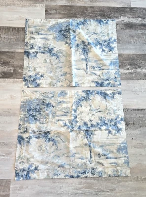 Fundas de almohada azul Pottery Barn JARDIN TOILE - cantidad 2 - 26x20 estándar Foto 1 de 3