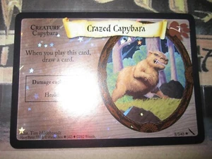 HARRY POTTER TCG CHAMBER OF SECRETS CRAZED CAPYBARA 8/140 FOIL ENGLISH N/MINT - Picture 1 of 2