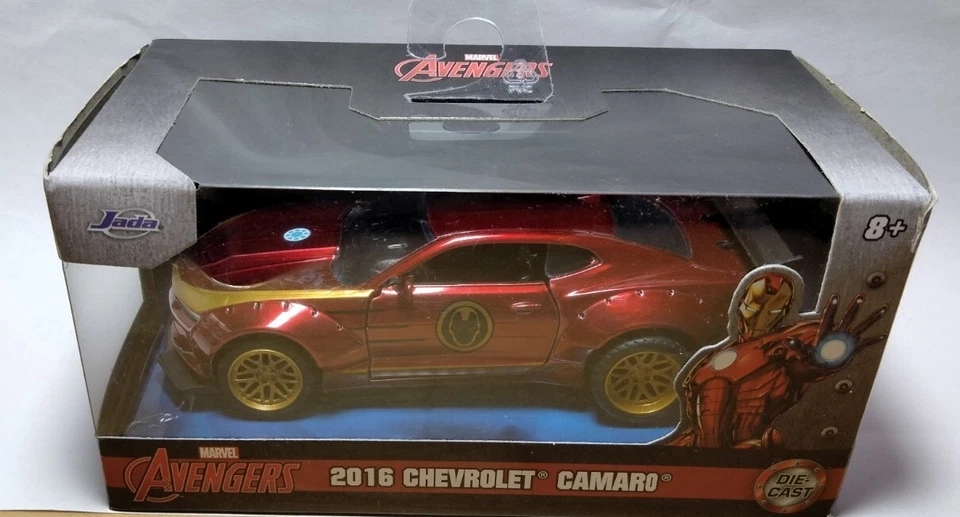Jada 1:32 Diecast Model Car 2016 Chevrolet® Camaro® Marvel© Avengers Iron Man - Image 1 of 1