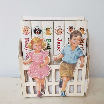 My First Dick and Jane Library Lot 6 Sturdy Board Books With Carry Holder 2005 - Image 1 of 4