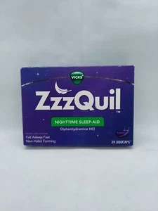 Zzzquil Nighttime Sleep-Aid 24 Each  by Zzzquil - Picture 1 of 3