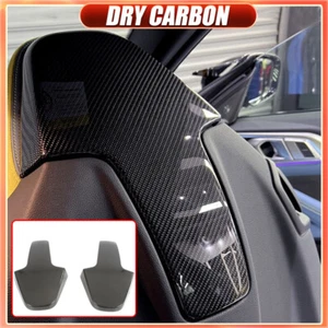 For BMW G80 G82 G83 M3 M4 21-24 Dry Carbon Fiber Front Seat Back Headrest Cover - Bild 1 von 17