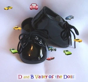 Muñeca Reborn 82 mm Negro Charol Unisex Zapatos - SUMINISTROS PARA MUÑECAS RENACIDAS - Imagen 1 de 1