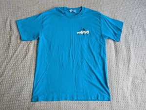 Vintage California Dude Shirt Adult Extra Large Blue Single Stitch VW Cabriolet - Picture 1 of 14
