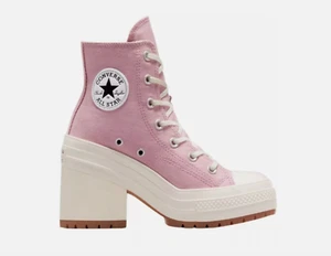 Tacón alto Converse CHUCK 70 DE LUXE para mujer talla 7 rosa estático A06433C - Imagen 1 de 5