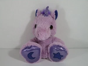 Skywriter the Purple Unicorn Taddle Toes 10" Stuffed Plush by Aurora - Picture 1 of 5