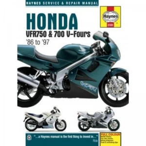 Motocicleta Honda VFR750 y 700 V-Fours (1986-1997) Manual de taller Haynes - Imagen 1 de 5