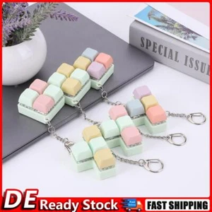 Keyboard Fidget  4-Button Keyboard Fidget Clicker Keychain Stress Relief DE - Afbeelding 1 van 30