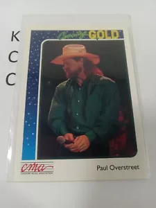 1992 Sterling CMA Country Gold Trading Card #62 Paul Overstreet ID:2 - Picture 1 of 2