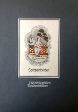 F. Bernhard: Spitzenbilder, 84 kolorierte Pergament-Schnitte, Bibliophile Tasche